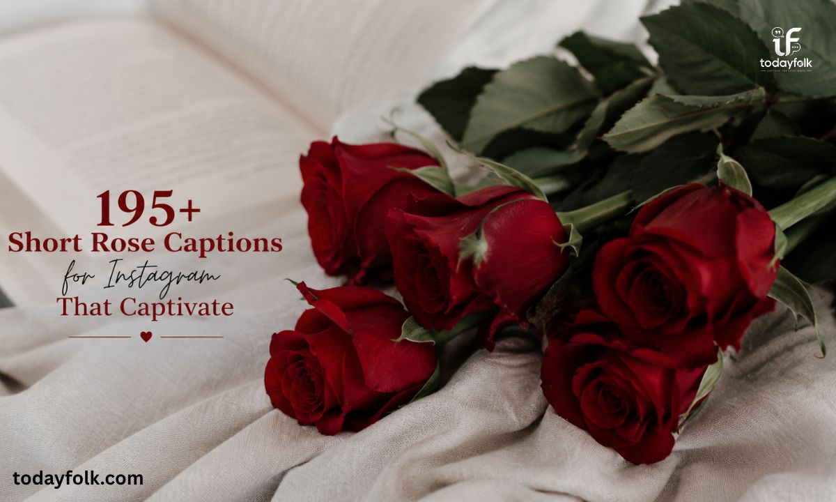 195+ Short Rose Captions for Instagram That Captivate