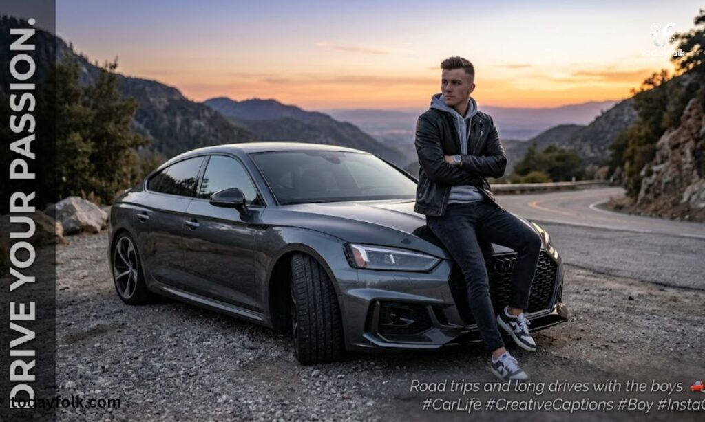 Creative Car Captions for Instagram for Boy