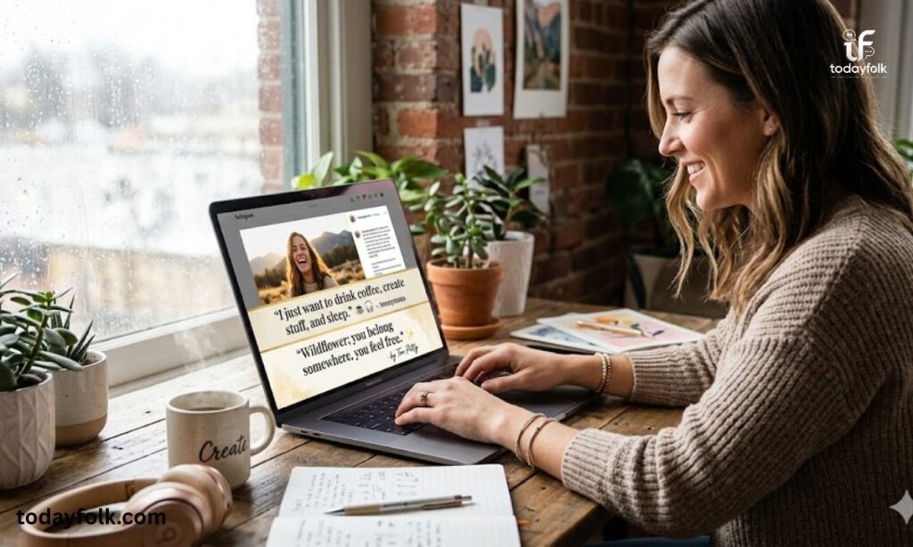 Engaging Captions With Quotes or Lyrics