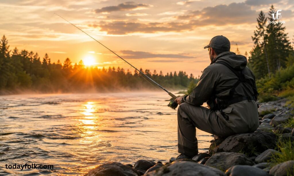 Fishing by the River Captions for Anglers