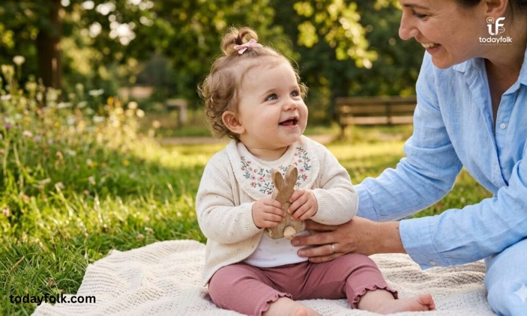 Funny and Playful Baby Girl Captions