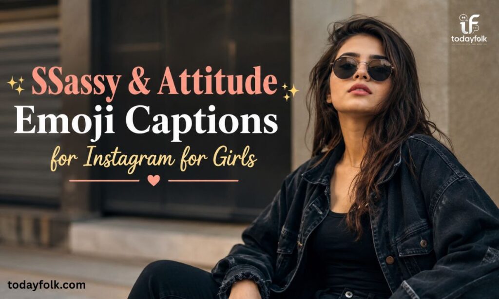 Sassy & Attitude Emoji Captions for Instagram for Girls 