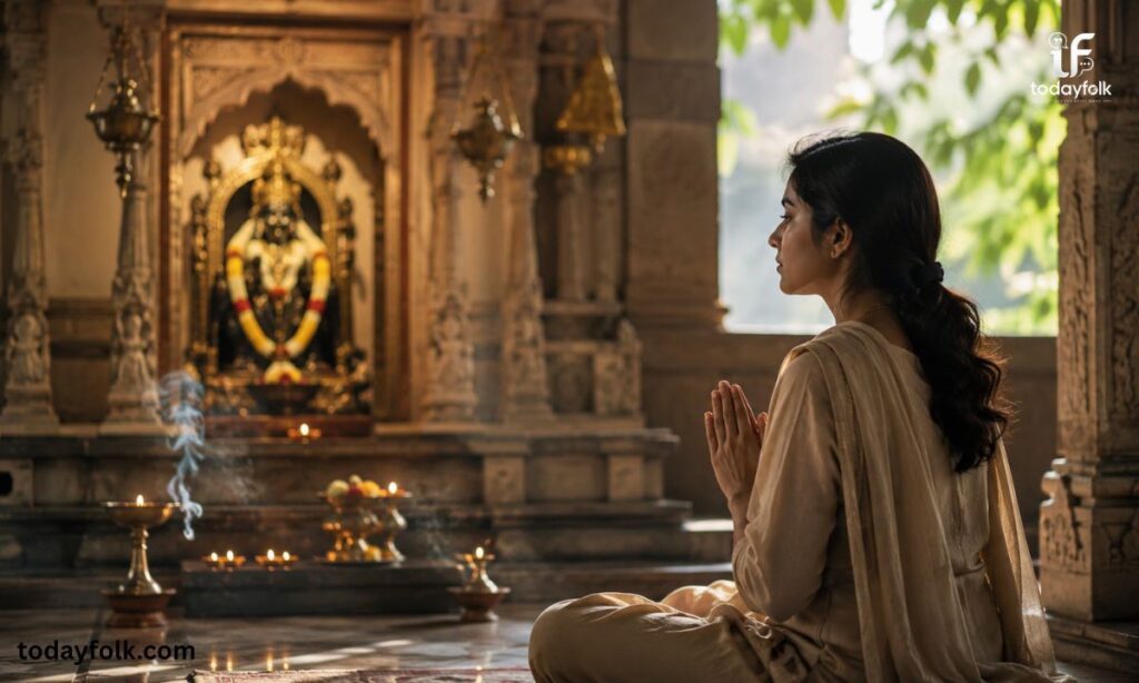 Spiritual & Devotional Temple Captions for Inner Peace