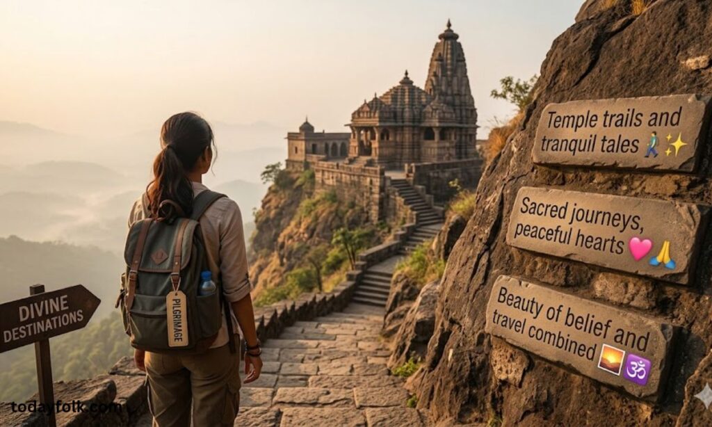 Travel-Vibe & Pilgrimage Temple Captions