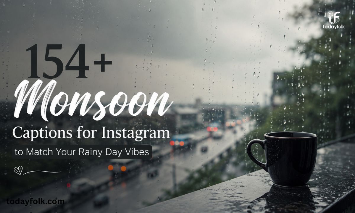 154+ Monsoon Captions for Instagram to Match Your Rainy Day Vibes