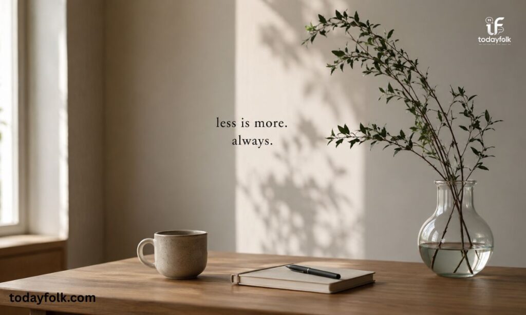 Aesthetic Instagram Captions About Simplicity
