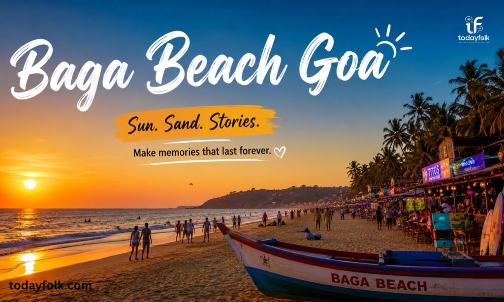 Baga Beach Goa Captions