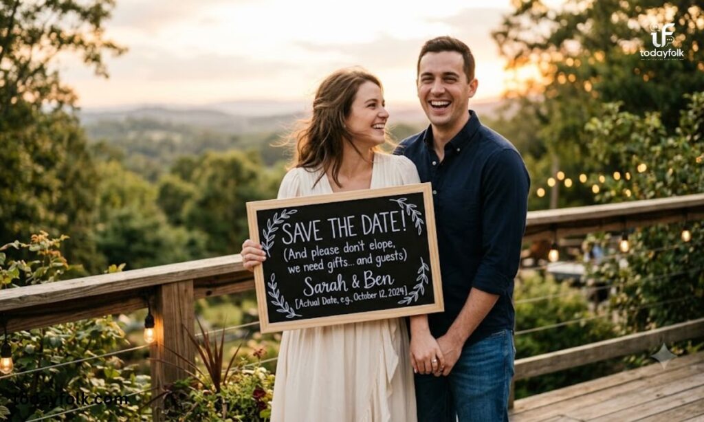 Funny Save the Date Captions for Instagram