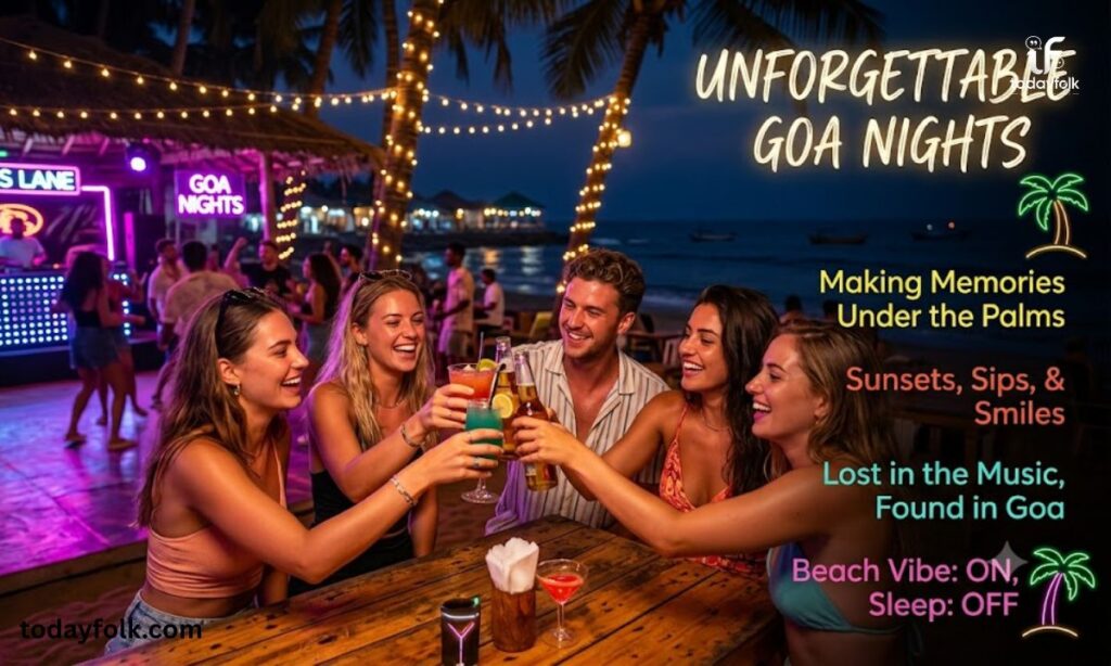 Goa Nightlife Captions