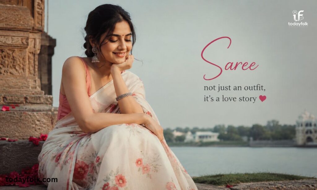 Love Saree Caption for Instagram in Marathi