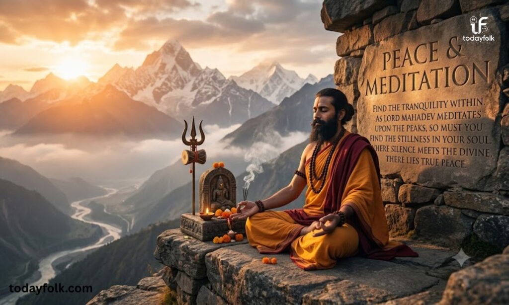 Peace & Meditation Mahadev Quotes
