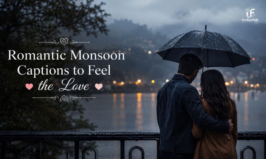 Romantic Monsoon Captions to Feel the Love