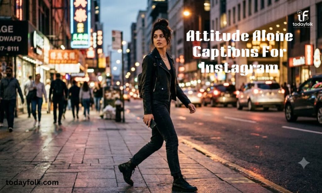 Attitude Alone Captions For Instagram