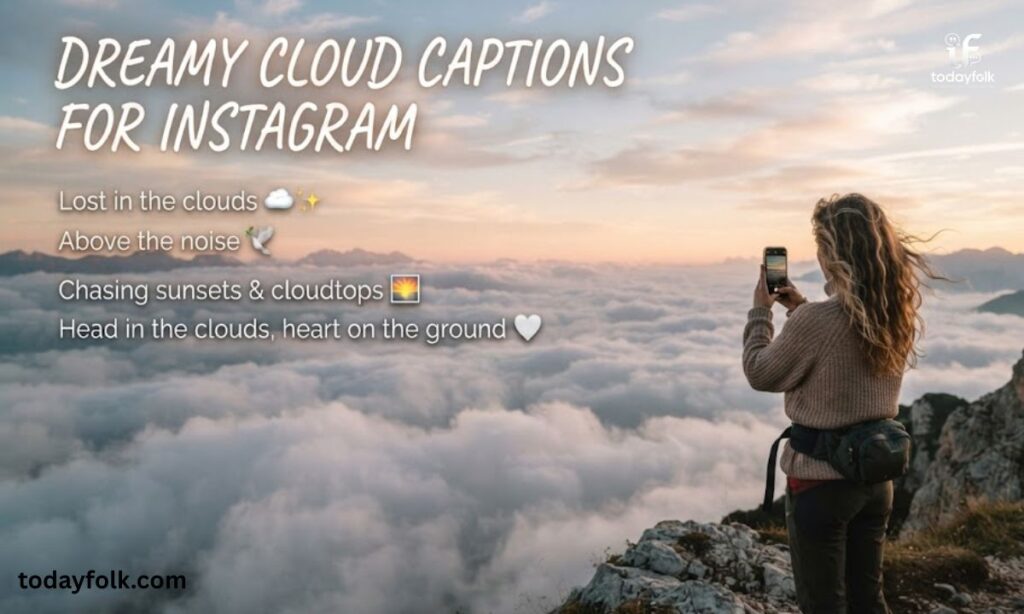 Dreamy Cloud Captions For Instagram
