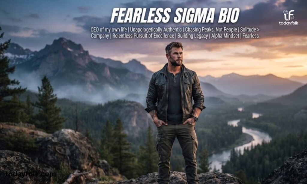 Fearless Sigma Bio For Instagram 