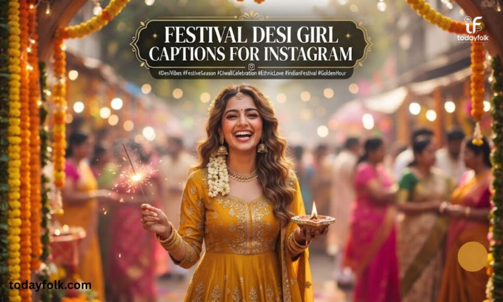 Festival Desi Girl Captions For Instagram