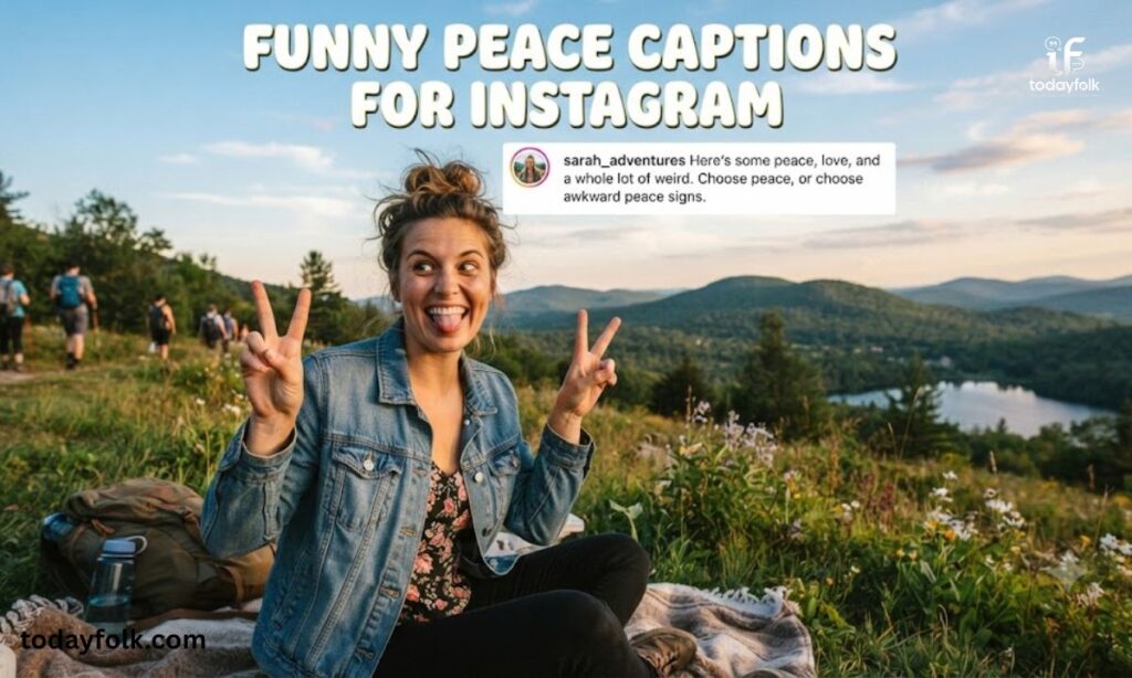 Funny Peace Captions For Instagram