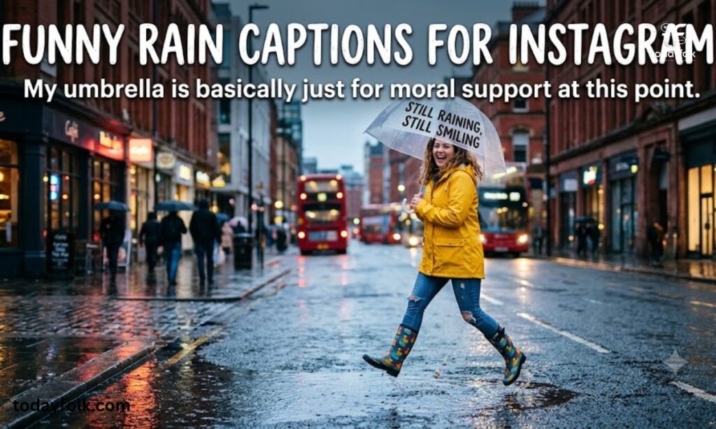 Funny Rain Captions for Instagram