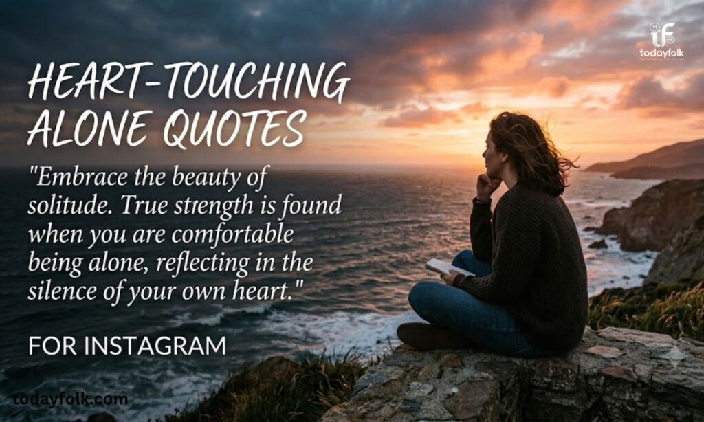 Heart-Touching Alone Quotes for Instagram