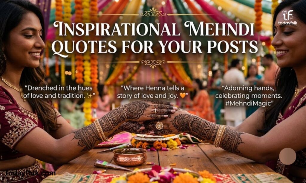 Inspirational Mehndi Quotes for Your Posts
