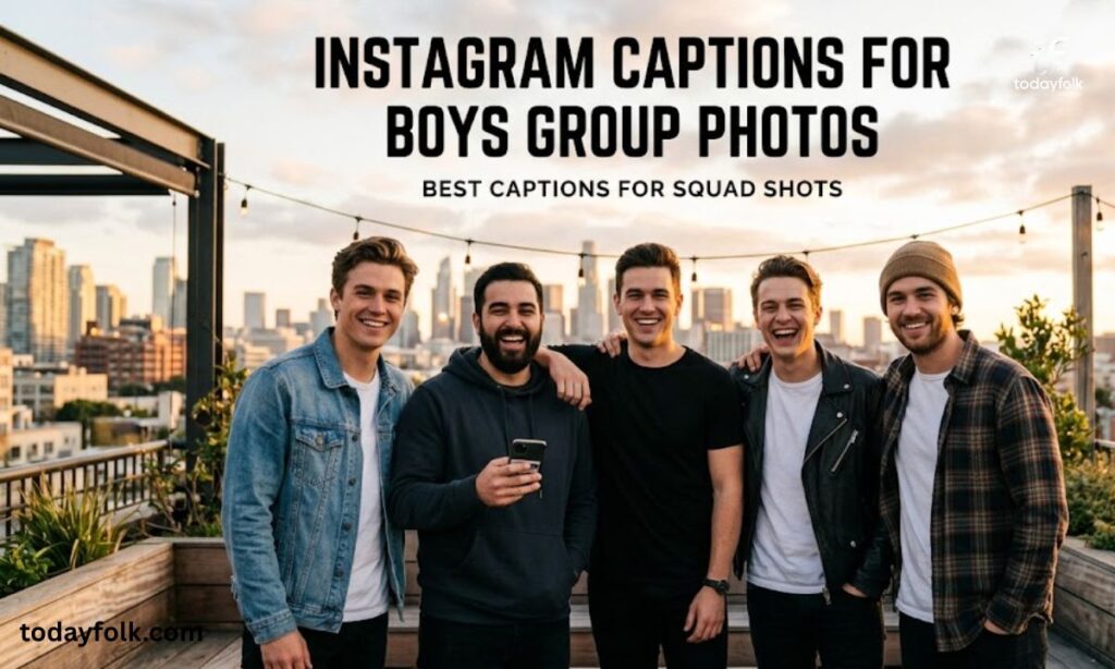 Instagram Captions for Boys Group Photos