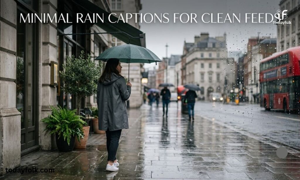 Minimal Rain Captions for Clean Feeds