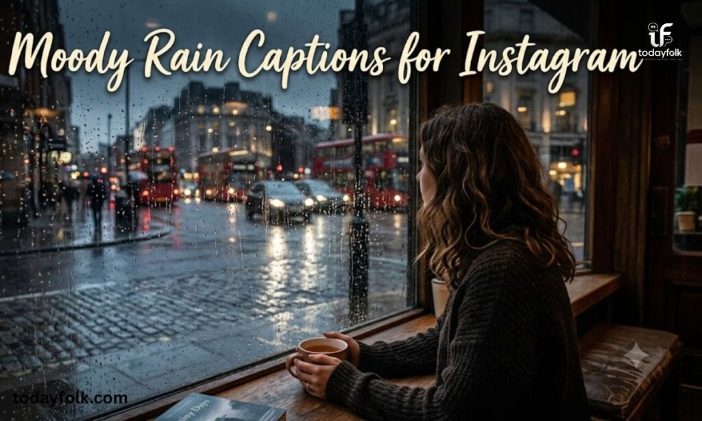 Moody Rain Captions for Instagram