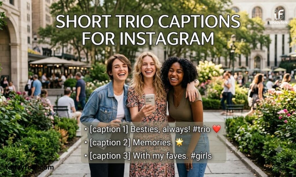 Short Trio Captions for Instagram