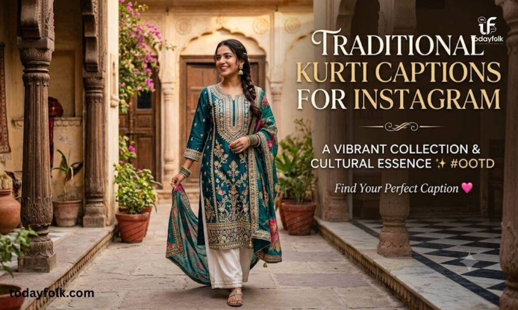 Traditional Kurti Captions for Instagram